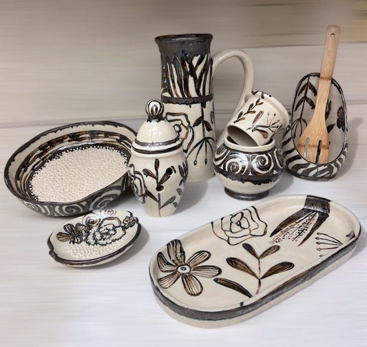 Ceramic kitchen set