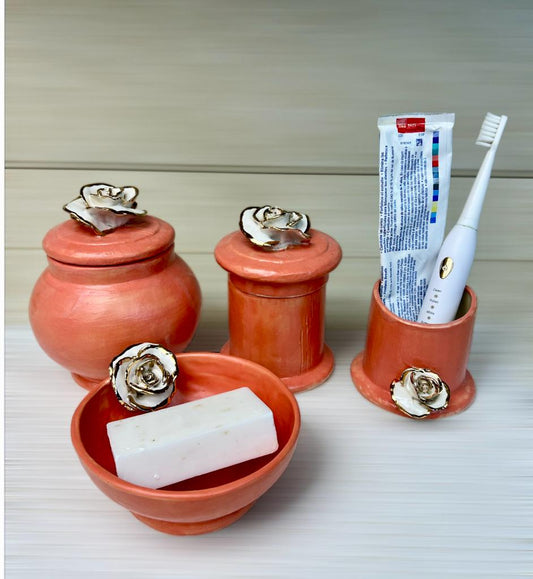 Bathroom set (porcelain handmade)